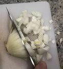 Dicing an onion