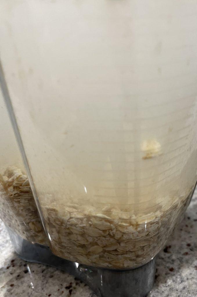 Oats in water