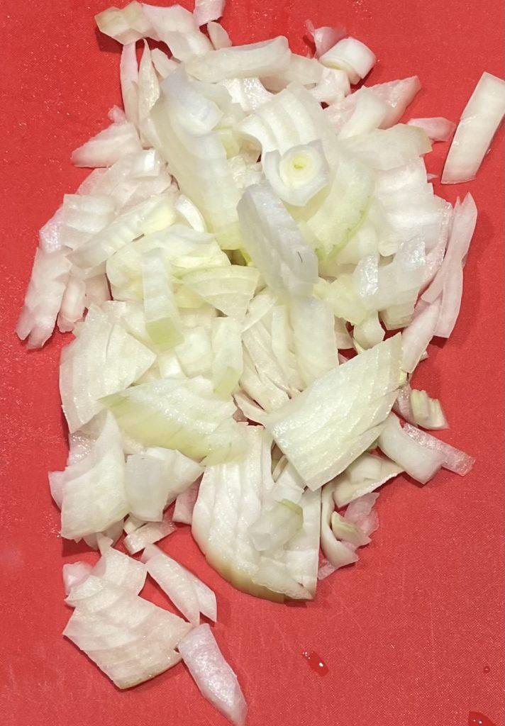 Diced onions