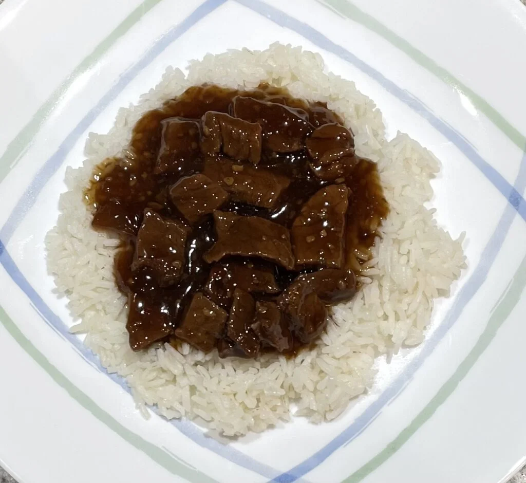 Mongolian Beef on rice Mongolian Beef on rice