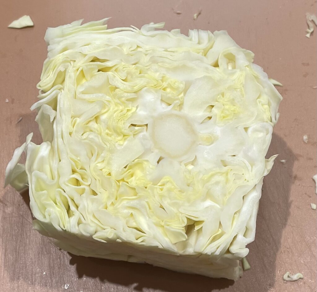 cabbage cut