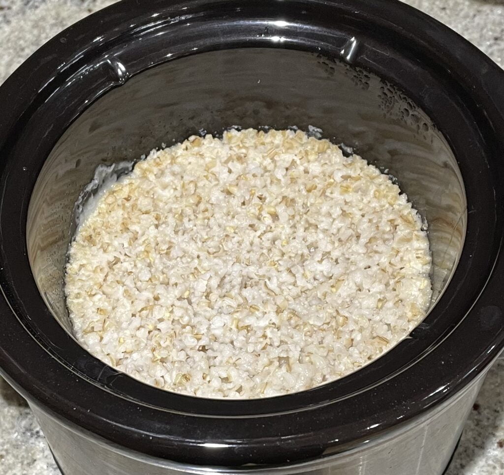 cooked oats