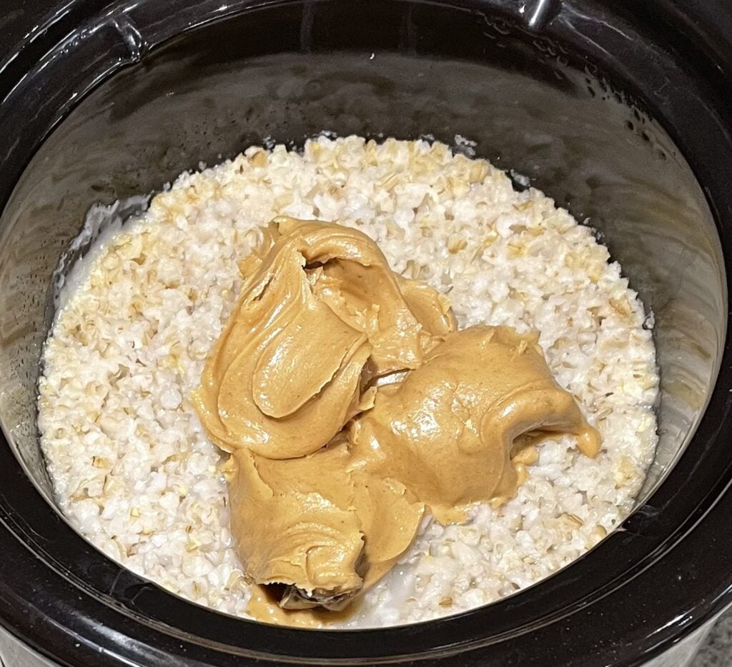 Oats and peanut butter