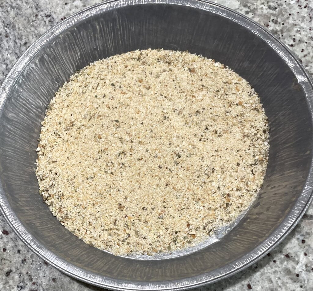 Breadcrumbs and Seasoning Mixed