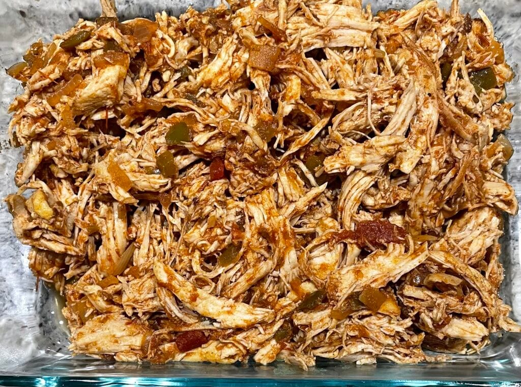 shredded chicken