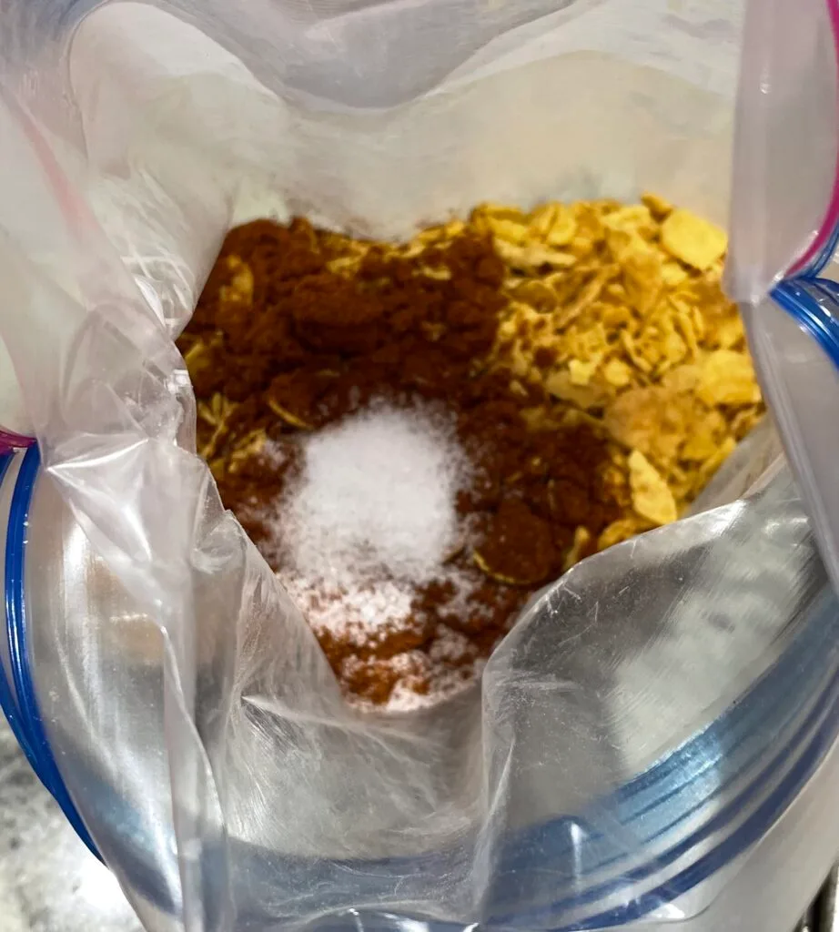 add spices to bag add spices to bag