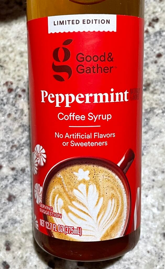 peppermint syrup