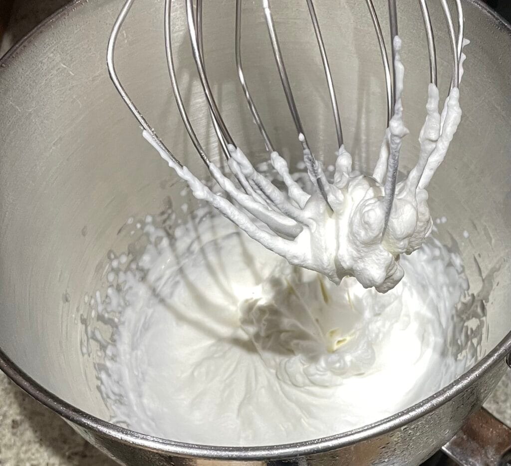 peppermint whipped cream