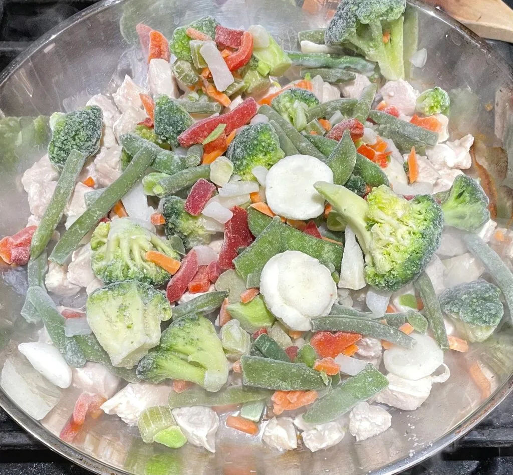 Add veggies Add veggies
