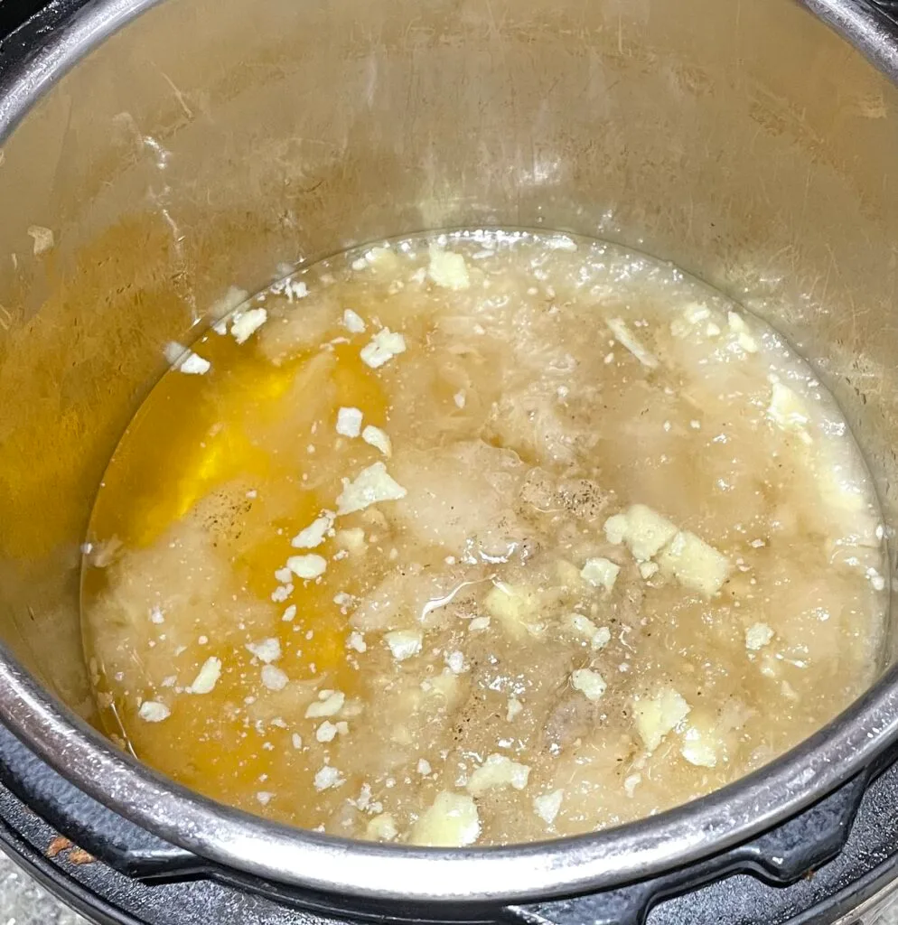 Into the instant Pot