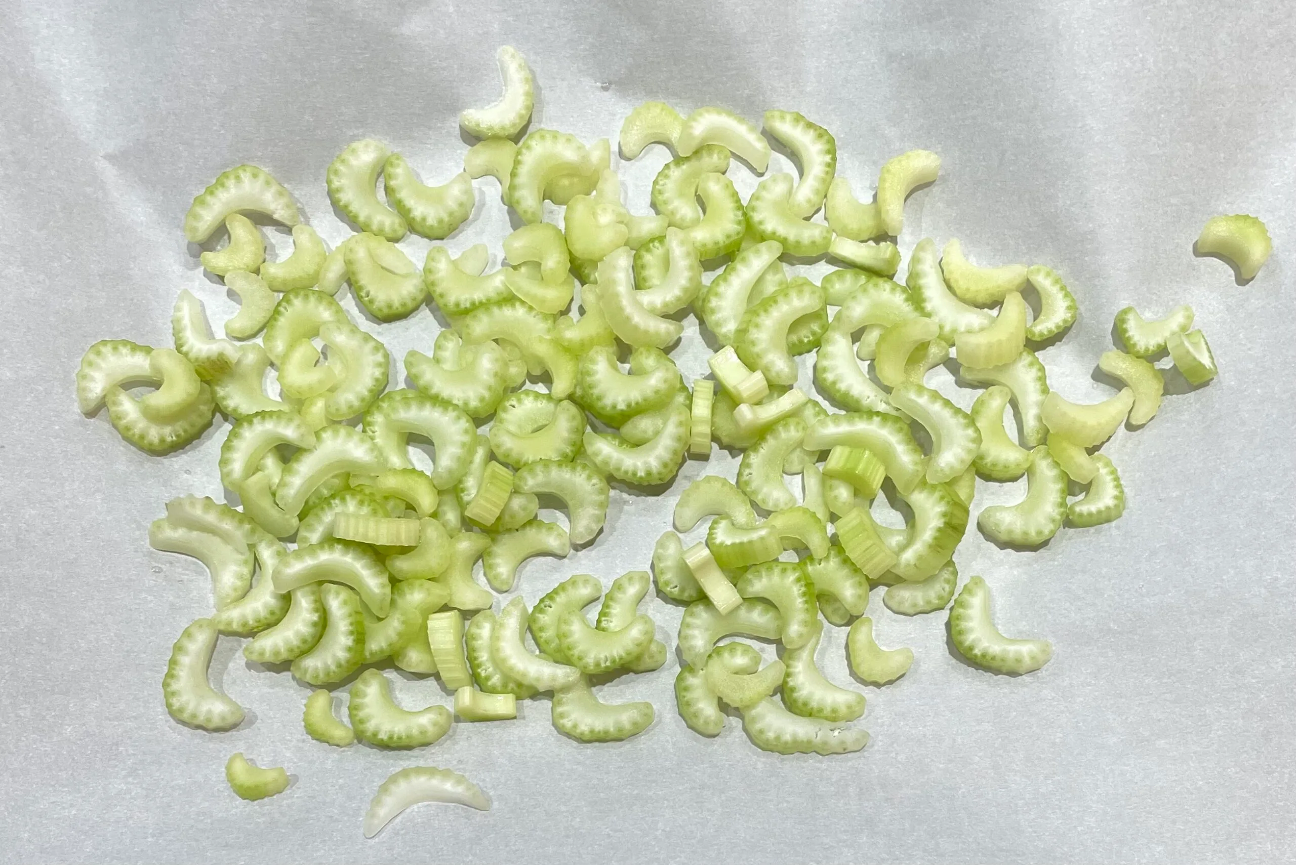 cut celery