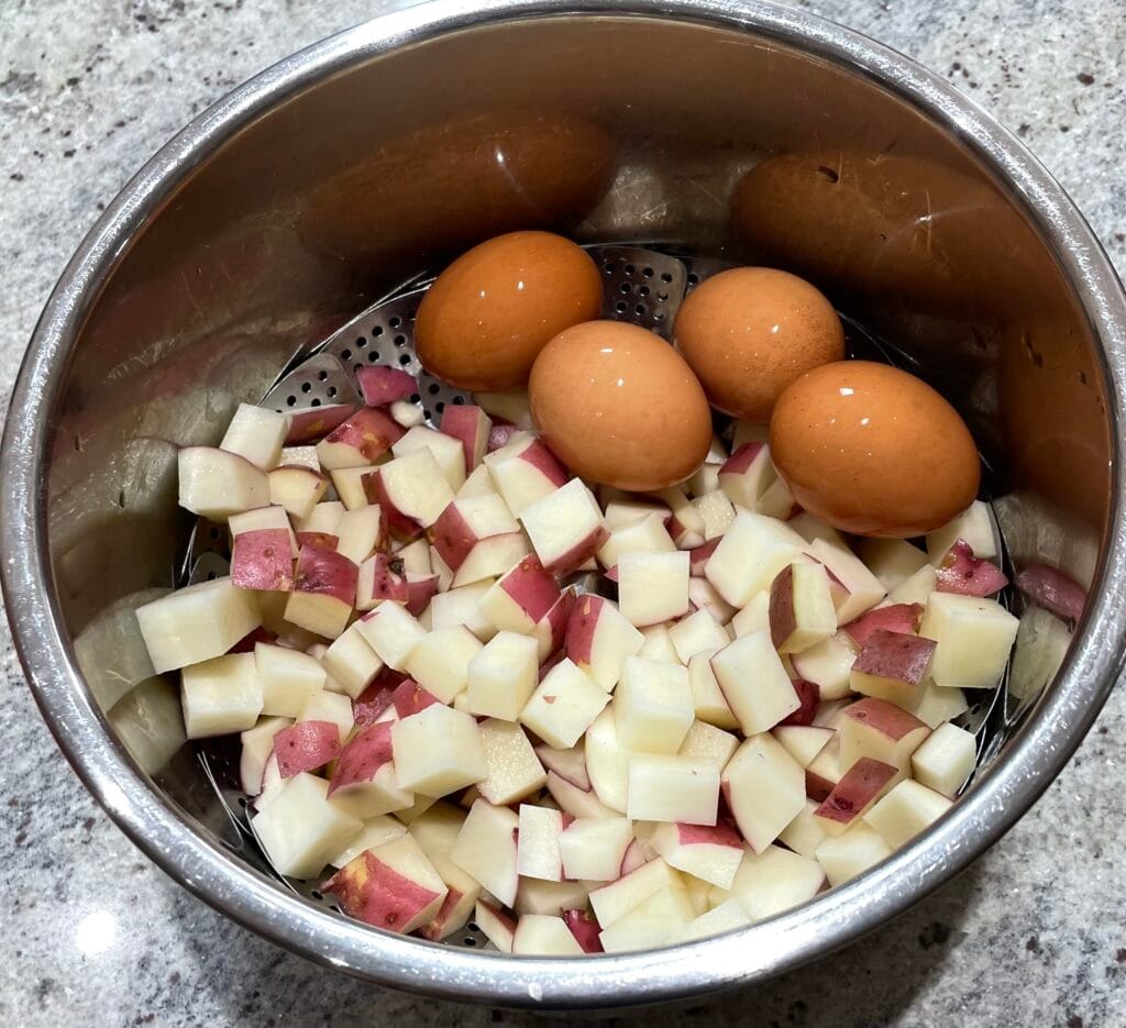 eggs in basket eggs in basket