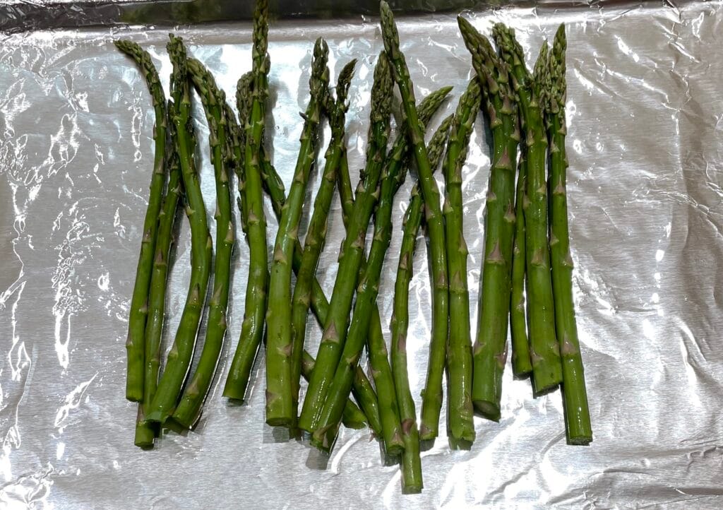 Asparagus cleaned Asparagus cleaned