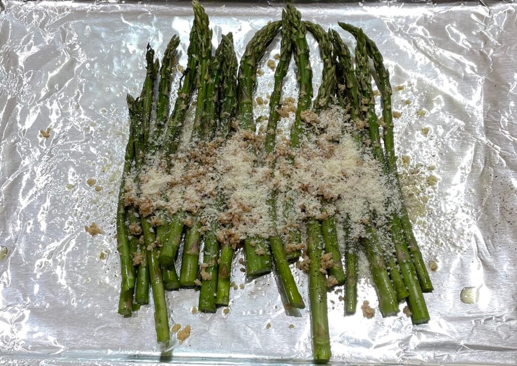 Asparagus coated Asparagus coated