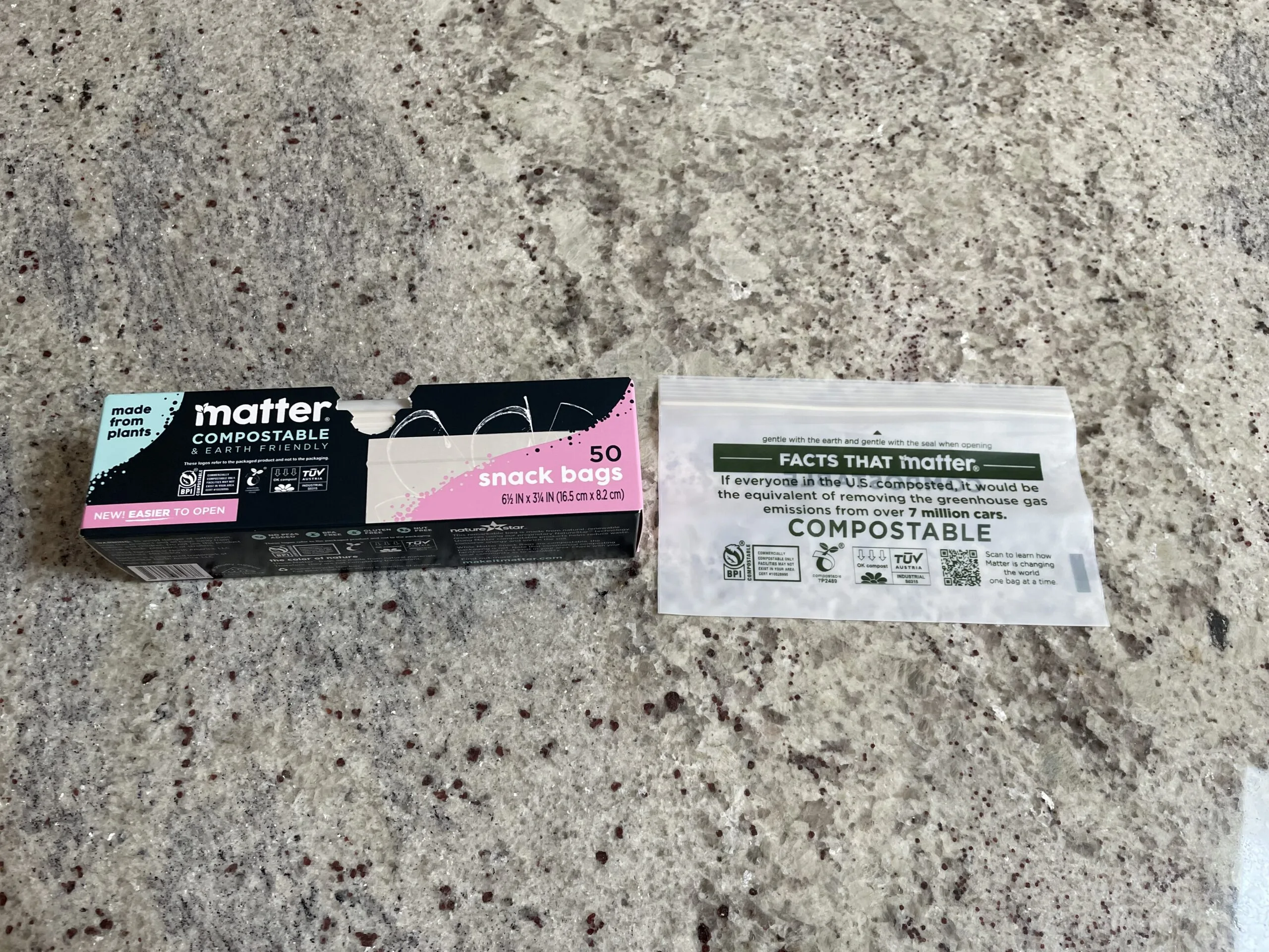 Matter Compostable Snack Bags