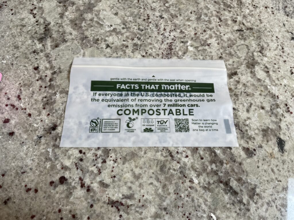 Compostable bag Compostable bag