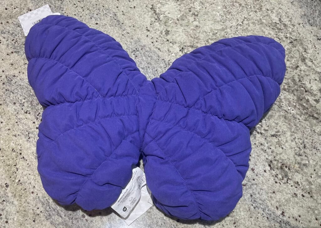 Prism Puffy Butterfly Decorative Pillow