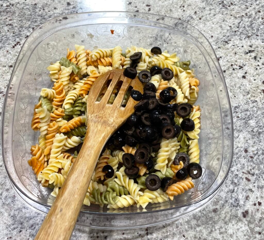 pasta and olives pasta and olives
