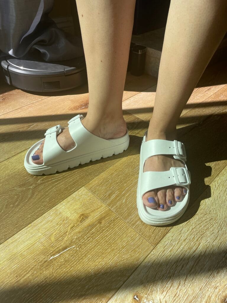 Women's Rubber Sandals White Women's Rubber Sandals White